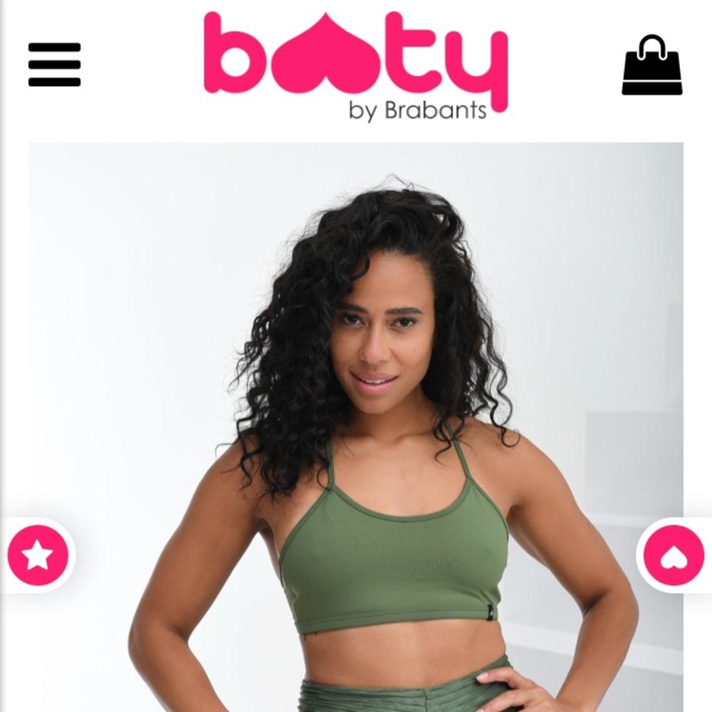 Booty By Brabants Lounge Top Olive Green